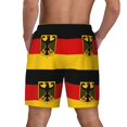 thumbnail image 2 of Mens Swim Trunks Flag Of Germany Quick Dry Board Shorts with Compression Liner, 2 of 6