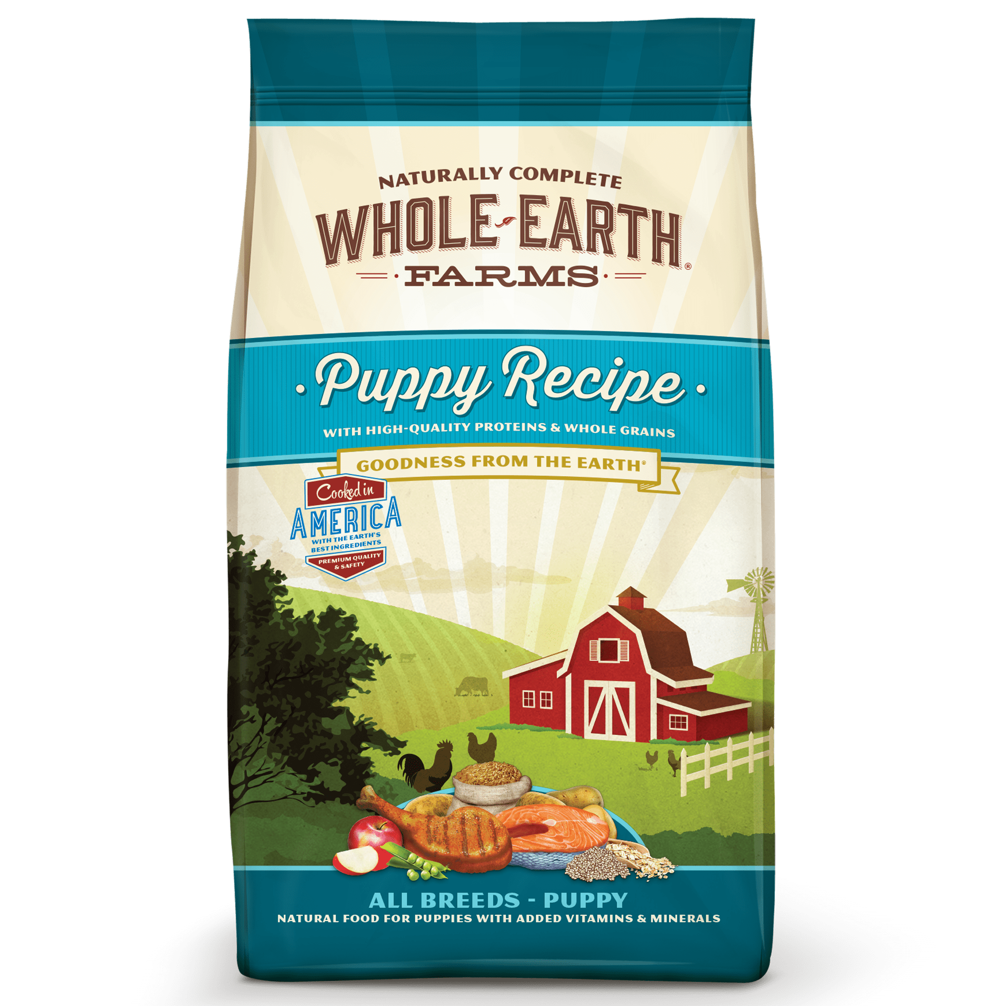 Whole Earth Farms Puppy Recipe Dry Dog Food, 4 lb