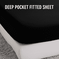 thumbnail image 2 of King Size Sheets Set-Cooling & Silky Soft Bed Sheets Made from 100% Bamboo Viscose, Includes Pillowcases, Flat Sheet & Deep Pocket Fitted Sheet, Luxury Bedding for Hot Sleepers, Wrinkle-Free, 2 of 6