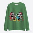 thumbnail image 4 of Sudadera de manga larga con cuello redondo para mujer, suéter informal de Mickey y Minnie de Disney, Y2K, novedad de otoño, 2022, 4 of 4
