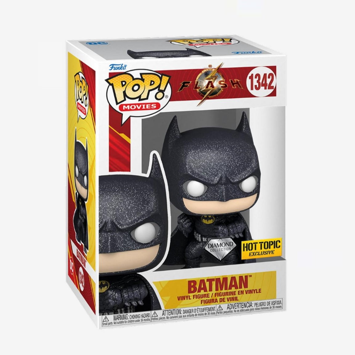 Funko Pop The Flash Batman Diamond Hot Topic Exclusive Vinyl Figure, Black