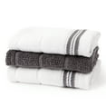 thumbnail image 3 of Mainstays 8-Piece Cotton Kitchen Towel, Dishcloth, Oven Mitt, and Pot Holder Set, Gray, 3 of 5