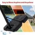 thumbnail image 6 of Basketball Hoop Goal with 44" Backboard and 10 Feet Adjustable Height Portable Basketball System Stand Basket with Removable Edges, Durable Easy to Assemble, for Adult Yard Indoor and Outdoor Use, 6 of 7