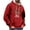 A-Red, variant on DODADAWANJ Cute Christmas Hoodies for Men Elk Graphic Pullover Hoodie Big and Tall Hooded Sweatshirt for Christmas Gifts Men M