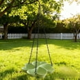 thumbnail image 4 of RUIG Large Hanging Platform Bird Feeder Weatherproof Durable, Recycled Plastic Tray with Metal Mesh, Easy Clean Outdoor Feeder for Cardinals Bluebirds Wild Birds, 4 of 8