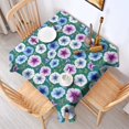 thumbnail image 2 of Pioneer Flower Floral Print Pattern Square Tablecloth, Waterproof Wipeable Spillproof Washable Table Cover for Home Kitchen Party Decor, 42"x42", 2 of 6