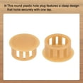 thumbnail image 4 of Uxcell 32Pcs Plastic Hole Plugs, Flush Type Panel Hole Plugs Insert End Caps for Locking Hole Furniture Cabinet 16mm Orange, 4 of 6