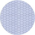 thumbnail image 1 of Ahgly Company Machine Washable Indoor Round Transitional Lavender Blue Area Rugs, 7' Round, 1 of 7