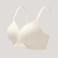 thumbnail image 4 of Mujeres de Color Sólido Cuatro Filas Ajustable Inalámbrico Sujetador Levantamiento Reunión Plegable Sagging Diaria Ropa Interior, Confort Sujetador, 4 of 5