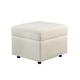 thumbnail image 2 of Second Story Home Soho Upholstered Comfort Ottoman- Canvas, 2 of 3