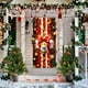 thumbnail image 2 of Cubierta de puerta de Navidad de 35 X 71 pulgadas, patrón de Santa Claus, decoración de fiesta de festival, 2 of 6