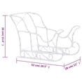 thumbnail image 2 of vidaXL Christmas Decoration Lighted Reindeer and Sleigh with LEDs Acrylic, 2 of 9