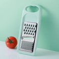 thumbnail image 1 of Handheld Professional Kitchen Grater for Vegetables and Cheese, Citrus Lemon Zester with Vegetable Peeler (Green), 1 of 7