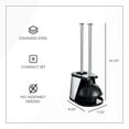 thumbnail image 6 of ToiletTree Products Toilet Brush and Plunger Set, Stainless Steel Bathroom Accessories, 6 of 8