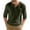 Army Green, variant on WTOBBY Men's Casual Long Sleeve Henley Shirt Three-Button Placket, Comfortable Solid Color, Fall and Winter T-Shirt for Daily Wear, Layering, and Relaxed Style,Army Green L