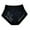 Black, variant on TTUHYWXI Women's High Waisted Seamless Underwear Full Coverage Brief Ladies No Show Panties Lingerie (Blue, XL)