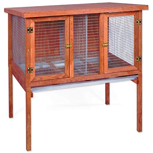 HD Bunny and Rabbit Double Hutch