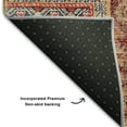 thumbnail image 3 of Addison Rugs Mayfield Washable Transitional Patchwork Red Rectangle Rug, 8' x 10', 3 of 6