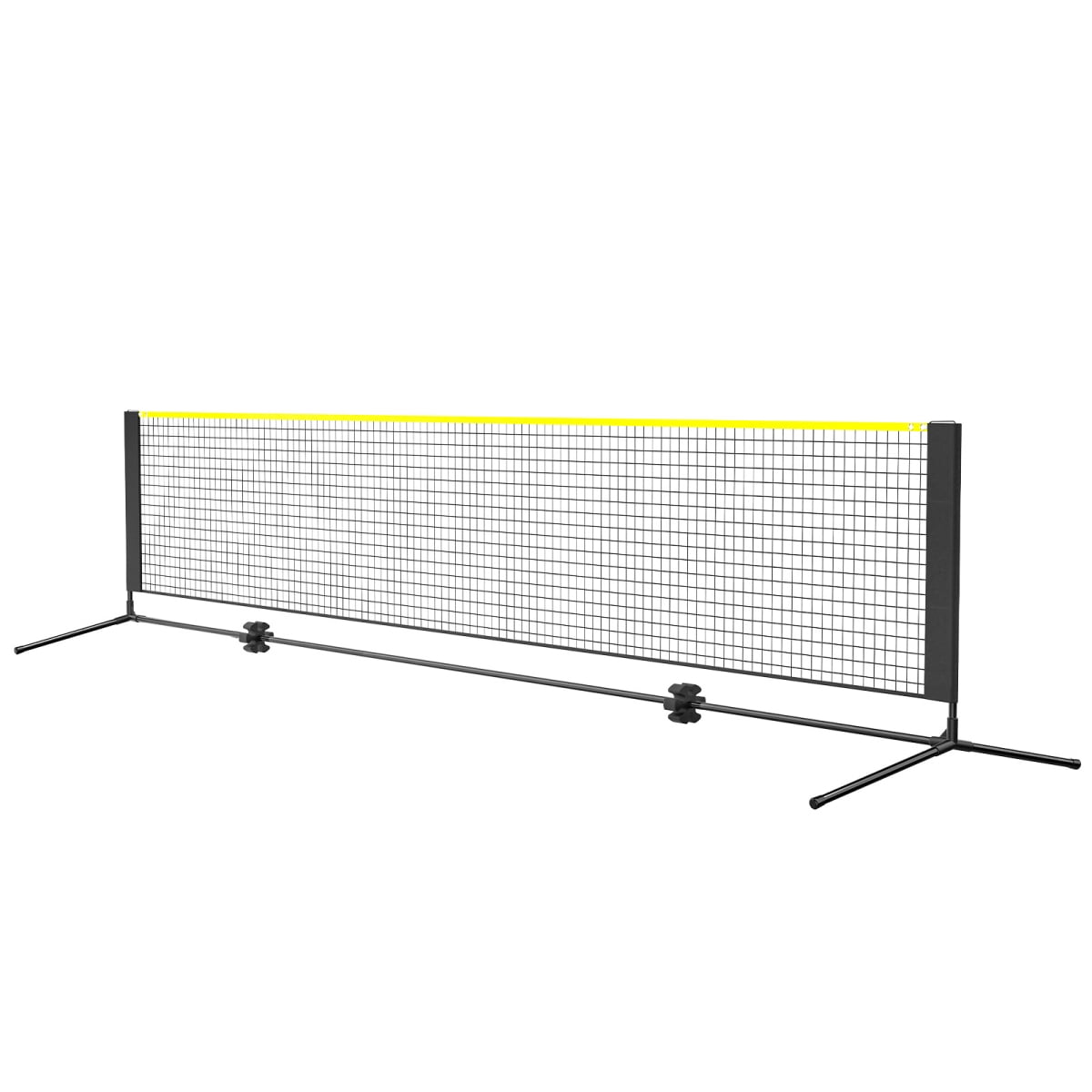 FENGFAN 14ft Foldable Multi-Sport Net Adjustable Height Portable Badminton Volleyball Pickleball Net Set 1 Pack