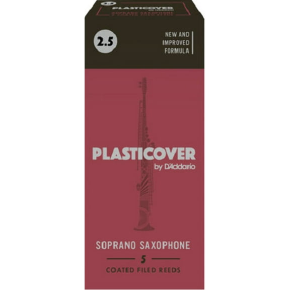 Plasticover by D'Addario Soprano Saxophone Reeds - 5 Per Box