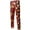 Brown Full Length Pants H, variant on Ernkv Casual Pants for Men Elastic Waist Floral Print Fashion Fall Spring Trousers Soft Loose Daily Comfy Lounge Casual Full Length Pants with Pocket White L