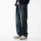 thumbnail image 4 of Puntoco Pantalones cargo de color sólido con bolsillos y cremallera, cintura elástica y largo completo para hombre, 4 of 8