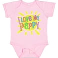 thumbnail image 3 of Inktastic I Love My Pappy Sun and Rainbow Letters Boys or Girls Baby Bodysuit, 3 of 5