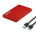 thumbnail image 1 of 2.5 Inch External Hard Drive Enclosure USB 3.0 5Gbps Hard Drive Case Adapter Tool-Free Portable for SATA HDD SSD, 1 of 8