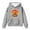 Grey, variant on Tween Girls Hoodies Sweatshirts Kids Long Sleeve Pullover With Cute Capybara Print Front Pocket Clothes Red Size 10-11T