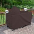 thumbnail image 6 of Covers & All Big Egg Grill Cover, 12 Oz Waterproof UV & Weather Resistant, PVC Coated Outdoor Cover with Air Vents & Drawstrings (72" L x 36" D x 52" H, Coffee), 6 of 7