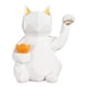 thumbnail image 2 of Escultura de decoración de gato de la , de Animal abstracto, estatua de resina de superficie geométrica, para decoración de blanco Soledad Figura gato de la suerte, 2 of 10