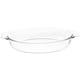 thumbnail image 1 of Clear Pie Pan Glass Baking Dish Baking Plate Roasting Cheese Pan with Double Handle, 1 of 6