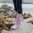 thumbnail image 4 of DKSUKO Women's Tall Rain Boots Waterproof Wellington Boots(7 B(M) US, Bright Purple), 4 of 6
