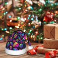 thumbnail image 6 of KLL Christmas Hats for Adults Plush Skull rainbow star mushroom Print Santa Hat Xmas Fluffy Santa Claus Hat for Women Men, 6 of 6