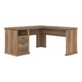 thumbnail image 1 of Bush Furniture Yorktown - Bureau - Paillasson en Option - en Forme de L - Pin Récupéré - base en Pin Récupéré, 1 of 4