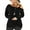 3563-Black, variant on LANREMON Fall Long Sleeve Oversized T Shirts for Women Casual Round Neck Trendy Plus Size Tunic Tops Blouse with Pockets Black 18 Plus