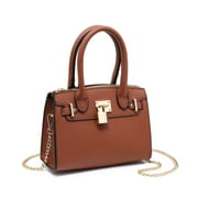 XB Top Handle Satchel Bags for Women Fahsionable Crossbody Purse Mini Shoulder Handbag with Chain Strap