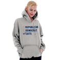 thumbnail image 3 of Cat Political Funny Election Politics Hoodie Sweatshirt Women Men Brisco Brands S, 3 of 5