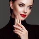 thumbnail image 4 of Silver Geometric Shape Super Flash Rhinestone Rings Mujeres Moda Lleno Zircon Anillo Señoras Anillos de Joyería para Mujeres Tamaño 5 11, 4 of 8