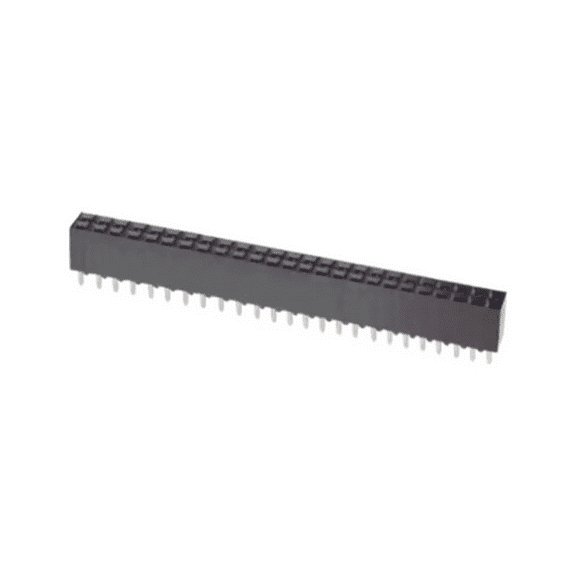 7-534206-5 Connector 50 Position Receptacle 0.100 (2.54mm) Through Hole Gold