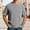 Grey, variant on Mens Shirts Short Sleeve Crew Neck Shirts Lightweight Brick Red T Shirts Mens Fashion Clothing