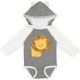 thumbnail image 3 of Inktastic Happy Lion Boys or Girls Long Sleeve Baby Bodysuit, 3 of 5