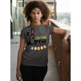 thumbnail image 2 of Hunting Crew Easter Bunny Egg Hunting Christian Event Women's T-shirt, S, Charcoal, 2 of 5