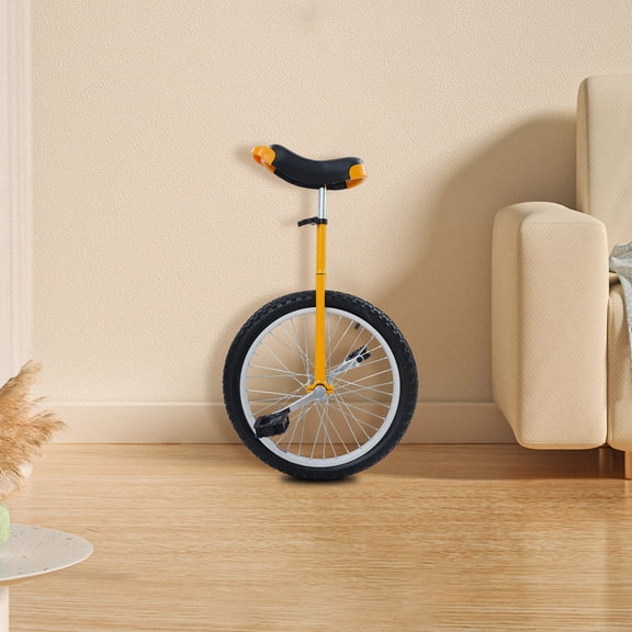20 Inch Unicycles for Adults 165Lbs One Wheel Outdoor Unicycles 30.7-35.43in Height Adjustable Seat Wheel Unicycle with Alloy Rim for 5.09-5.74ft Height Office Workers