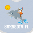 thumbnail image 4 of Inktastic Sarasota Florida Vacation Boys or Girls Baby Bib, 4 of 4