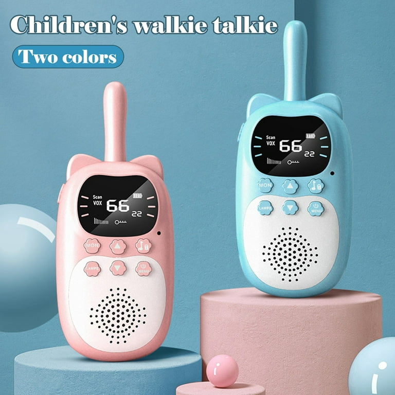 Fridja Walkie Talkies For Kids Gift Toy 3 KMs Long Range With Flashlight  USB Recharge 