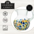 thumbnail image 2 of 10 Strawberry Street San Lucas Pitcher Handblown Mexican Glass, 2 of 5