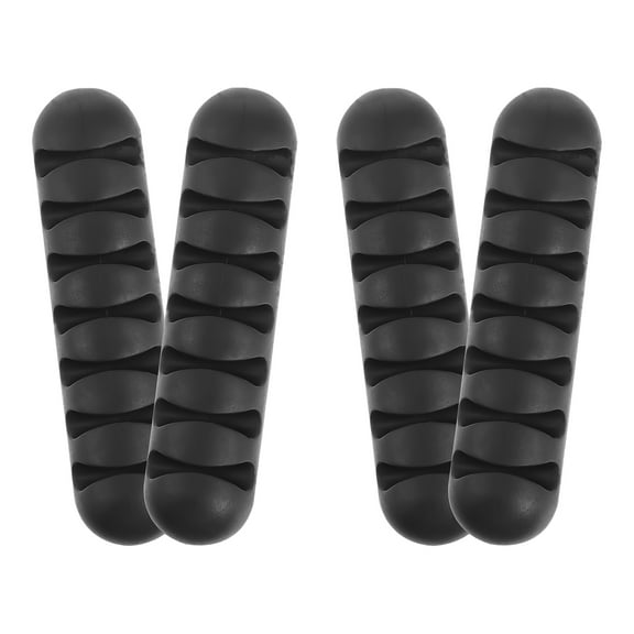 unbranded 4pcs Adhesive Cable Holders Tabletop Wire Holders Office Cable Cord Organizers