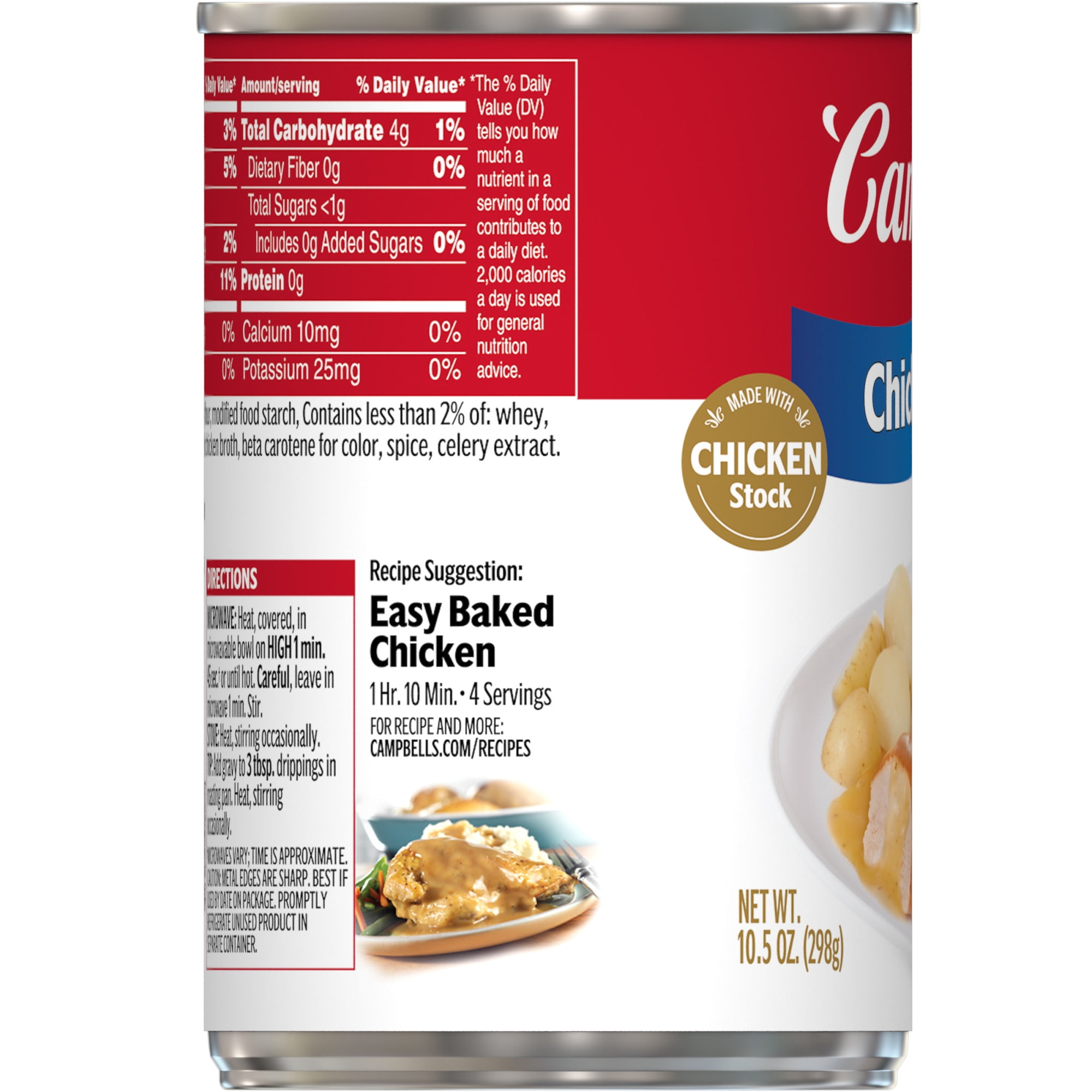 Campbell’s Chicken Gravy, 10.5 oz Can