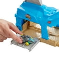 thumbnail image 4 of Hot Wheels Monster Trucks Pit And Launch Shark Wreak Play Set, 4 of 8